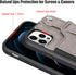 TOOVREN Wallet Case for iPhone 12 Pro Max Lanyard with Kickstand Leather Card Holder Adjustable Neck Strap, Phone Protective Back Cover for iPhone...